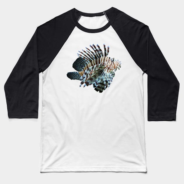 Lion Fish Baseball T-Shirt by alsoCAN